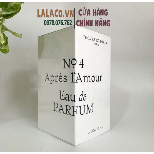 Nước hoa Unisex Thomas Kosmala No 4 Après l’Amour EDP 100ml; Người yêu thích mùi hương ngọt ngào, gợi cảm và tinh tế