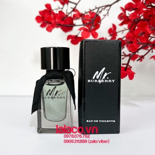 [Mini] Nước hoa Nam Burberry BRR Mr Burberry EDT 5ml, nam tính sang trọng