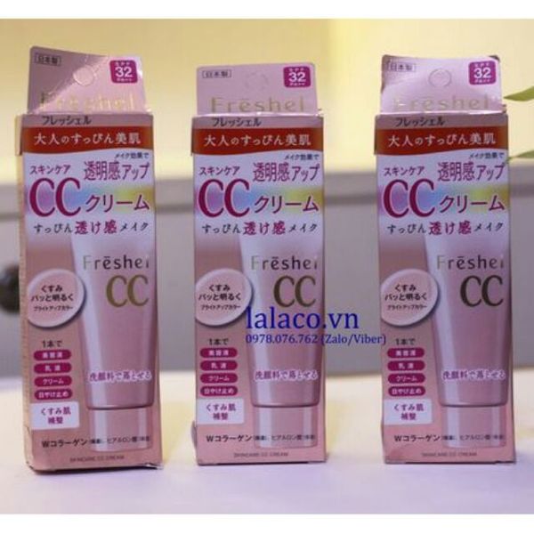 Kem trang điểm CC Kanebo Freshel CC cream SPF 32 PA++ 50gr Nhật Bản