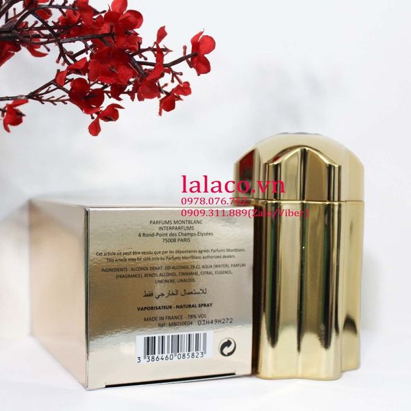 Nước Hoa Nam Montblanc Emblem Absolu EDT 100ml; hương thơm mạnh mẽ, lôi cuốn thể hiện sự phóng khoáng nam tính.