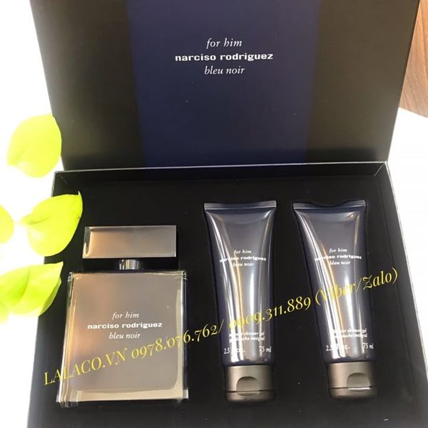 Gift set Nước Hoa Nam Narciso Bleu Noir - Hàng Pháp