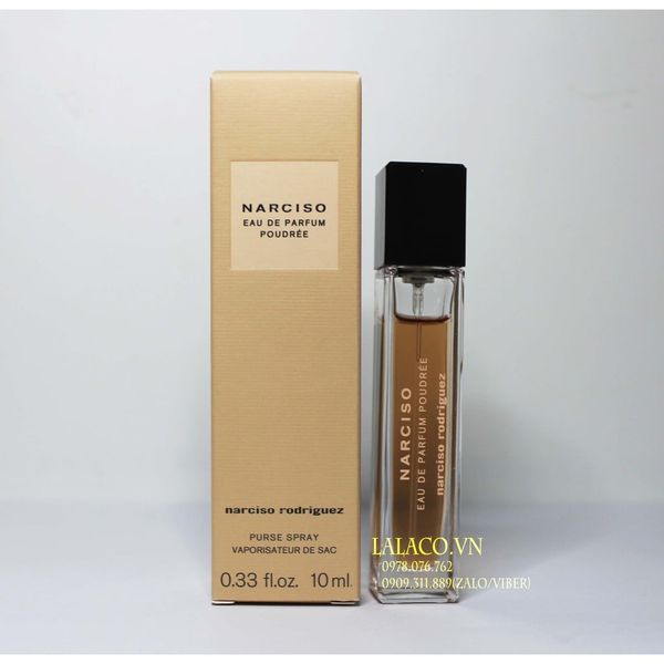 Ống nước Hoa mini Narciso Poudree 10ml