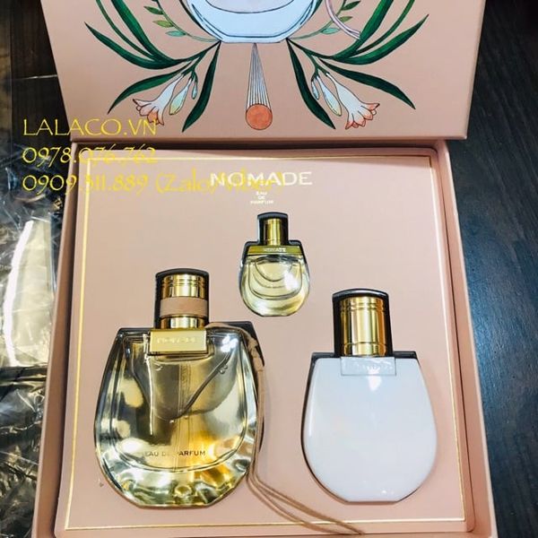 Bộ Gift Set Nước Hoa Nữ Chloe Nomade 3 món - Hàng Pháp