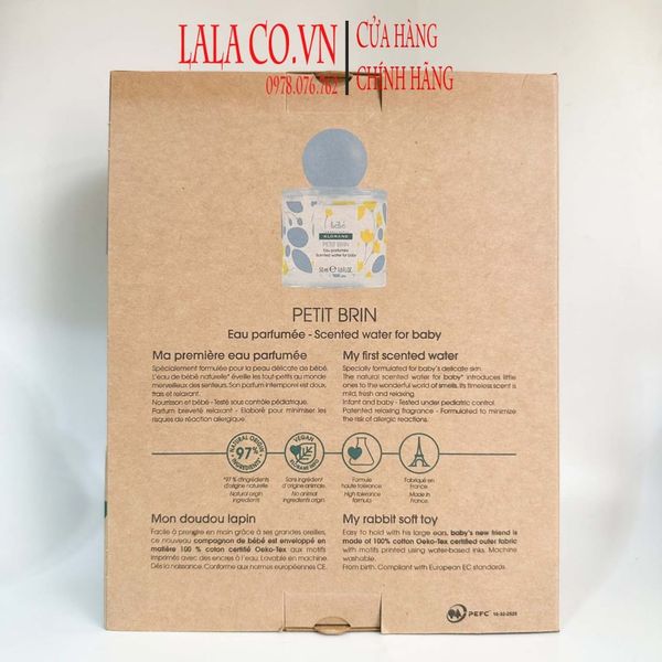 Bộ Nước Hoa - Gift Set Klorane 50ml + tặng kèm quà - Hàng Pháp