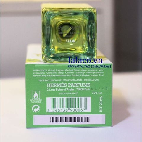 [ Sale ] Nước hoa Hermes Un Jardin Sur Le Nil Unisex EDT 100ml