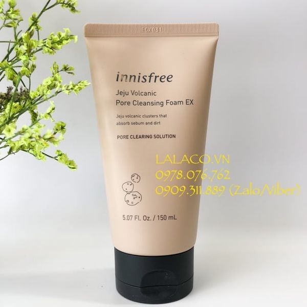 Sữa Rửa Mặt Tro Núi Lửa Innisfree Jeju Volcanic Innisfree Sạch Bã Nhờn Ngăn Ngừa Mụn