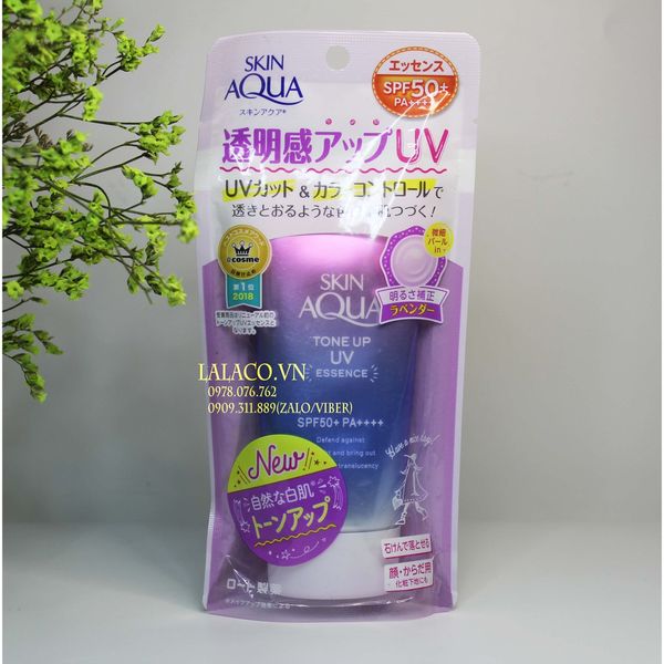 Kem chống nắng Skin Aqua Tone up UV SPF 50+ PA++++ 80g nội địa Nhật