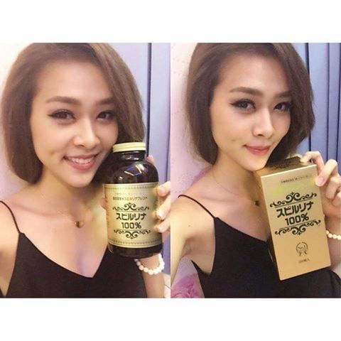 [DATE 2025] Tảo Xoắn Spirulina Nhật Bản Hộp 2200 Viên - tem đỏ