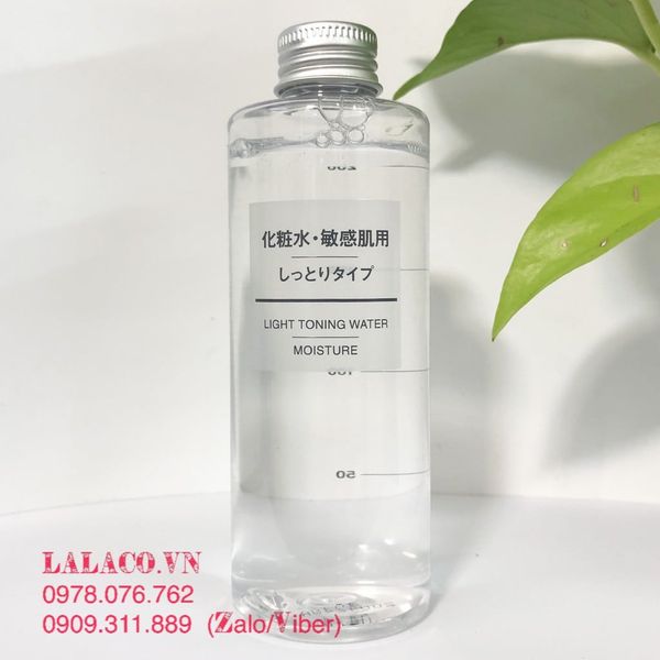 Nước Hoa Hồng Toner Muji Light Toning Water 200ml – Hàng Nhật