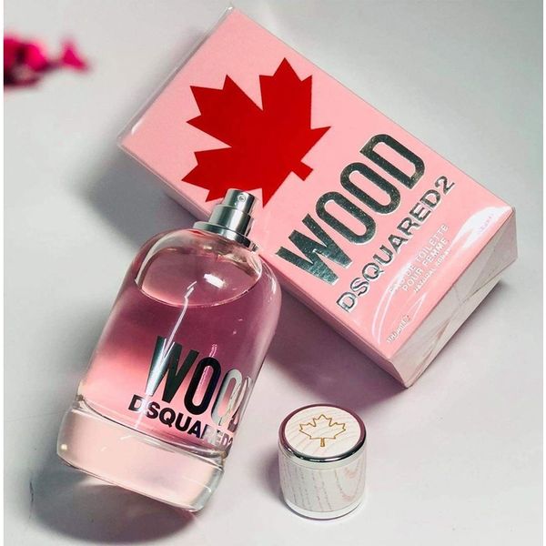 Nước Hoa Nữ Dsquared2 Wood Pour Femme EDT 100ml; màu hồng mùi nữ tính gợi cảm