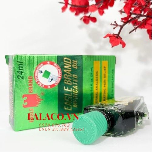 [ Hàng Mỹ ] Dầu Gió Con Ó Xanh 2 nắp 24ml