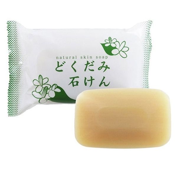Xà Phòng Dokudami Cho Mặt & Toàn Thân Chiết Xuất Diếp Cá 130g Natural Skin Soap