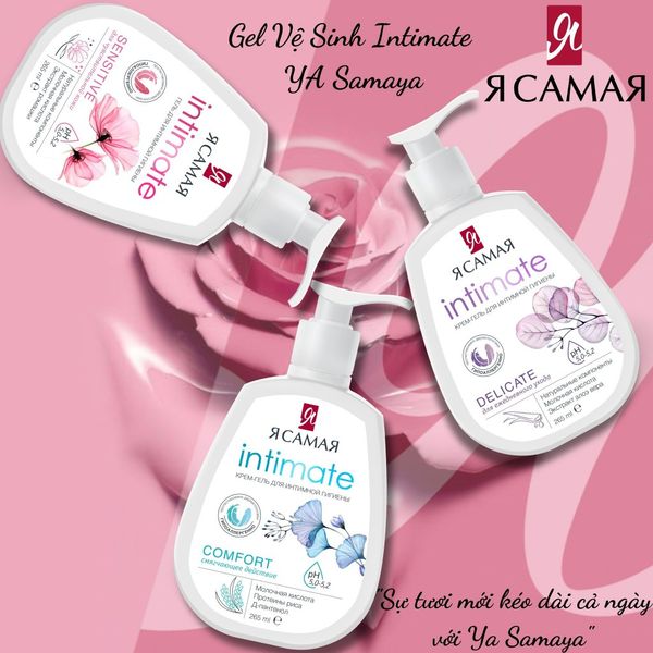 Dung Dịch Vệ Sinh Phụ Nữ Ya Samaya Intimate Làm Sạch Nhẹ Dịu Và Giảm Ngứa Hiệu Quả 265ml