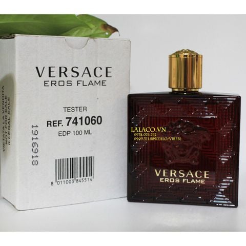 [ Tester ] Nước Hoa Nam Versace Eros Flame 100ml - eros đỏ