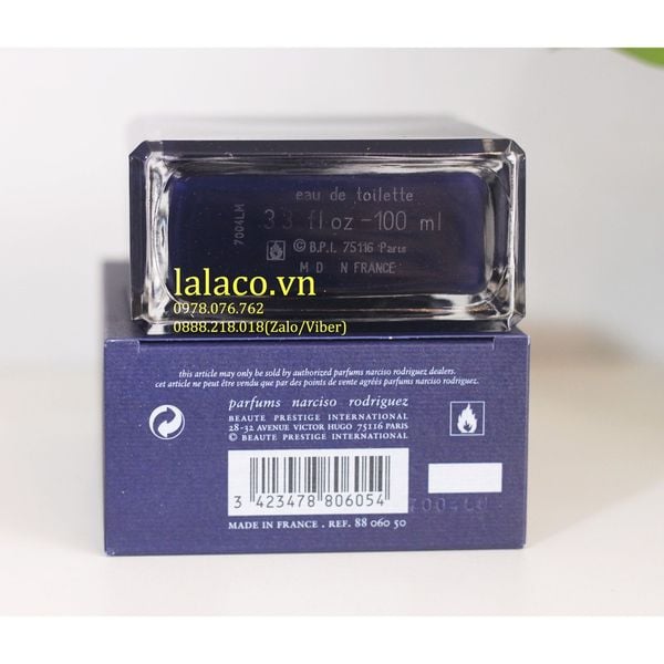 Nước Hoa Nam Narciso Bleu Noir 100ml