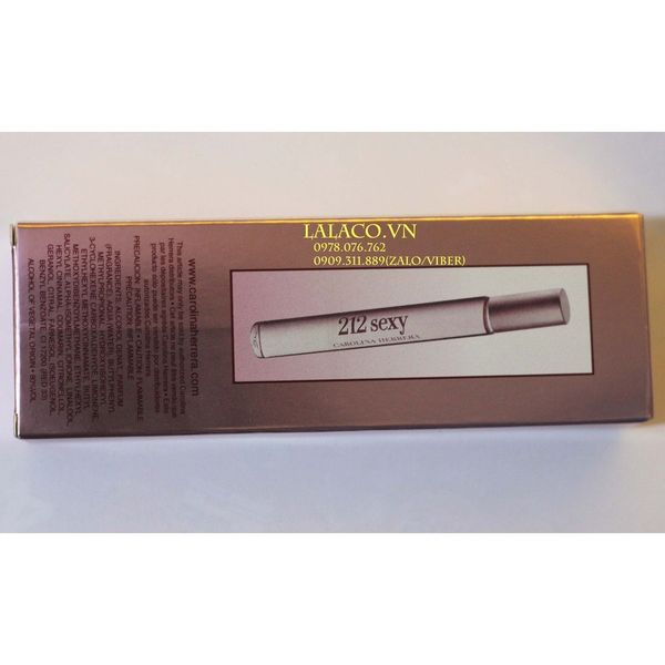 {Hàng chính hãng} Ống nước hoa 212 Sexy For Women EDP 10ml