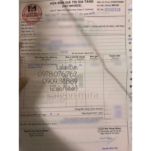 Serum mọc dày và dài mi Revitalash Advanced 3D 3.5ml Mỹ - Hàng chính hãng, có tem chống hàng giả