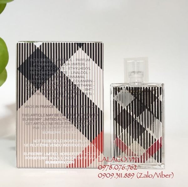 [Mini] Nước hoa Nam & Nữ Burberry Brit 5ml - Hàng Pháp