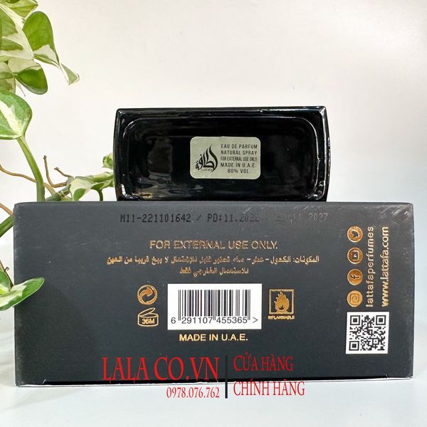 Nước Hoa Unisex Dubai  Lattafa Qaed Al Fursan 90ml; Sành Điệu, Thu Hút - mùi dứa (ngựa hoang)