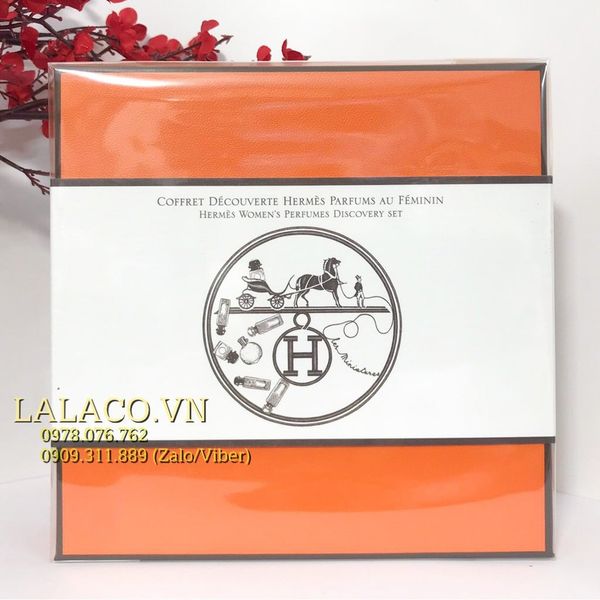 Nước hoa Hermes Women Gift set mini Hermes 4 pc