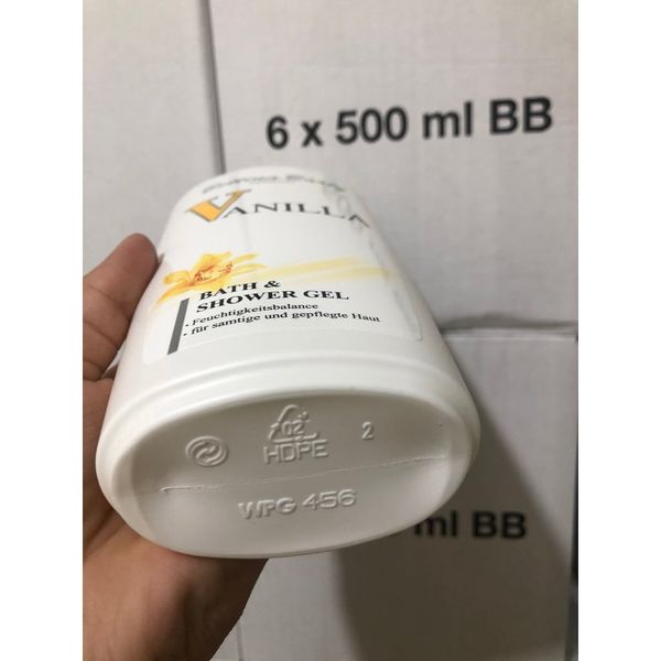 Sữa tắm hương nước hoa Vanilla Bettina Barty xuất xứ Đức chai 500ml dưỡng ẩm bảo vệ da