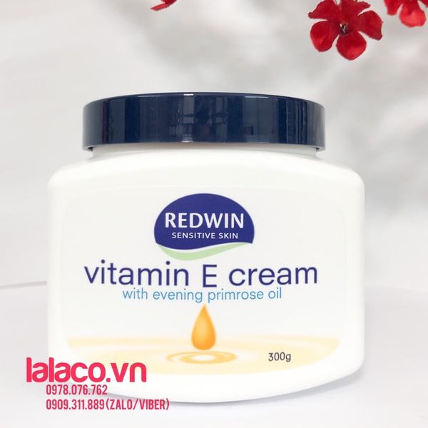 Kem Dưỡng Da Mềm Mịn Redwin Vitamin E Cream hộp 300g Của Úc