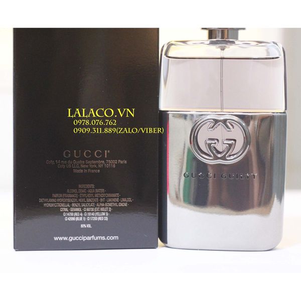 Nước hoa Nam Gucci Guilty Pour Homme EDT 90ml; mùi hương quyến rũ thu hút mọi ánh nhìn.