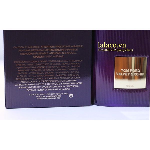 Nước hoa Tom Ford Velvet Orchid EDP 100ml