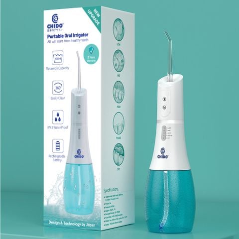 Máy Tăm Nước CHIDO Cầm Tay, 5 Đầu Phun, Bảo hành 2 năm