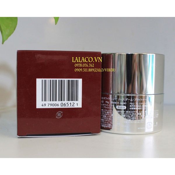 Kem trị nám tàn nhang đêm SKII Whitening Source Derm Brightener 75g