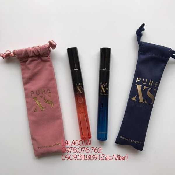 [ Ống chính hãng ] Nước hoa Paco Rabanne Pure XS 10ml - Dạng xịt bọc nhung