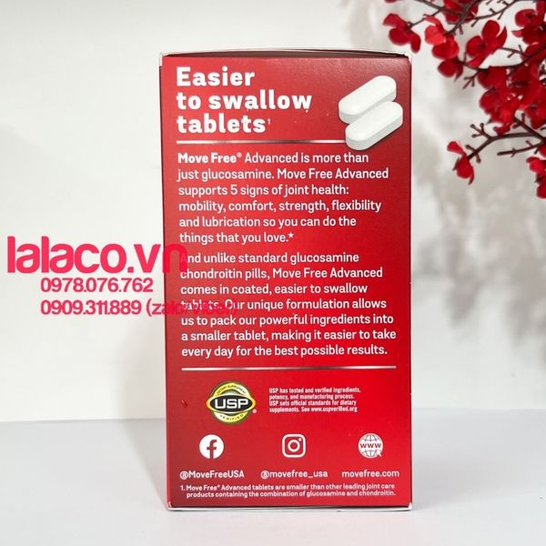Viên uống Glucosamine Schiff Move Free 200 viên