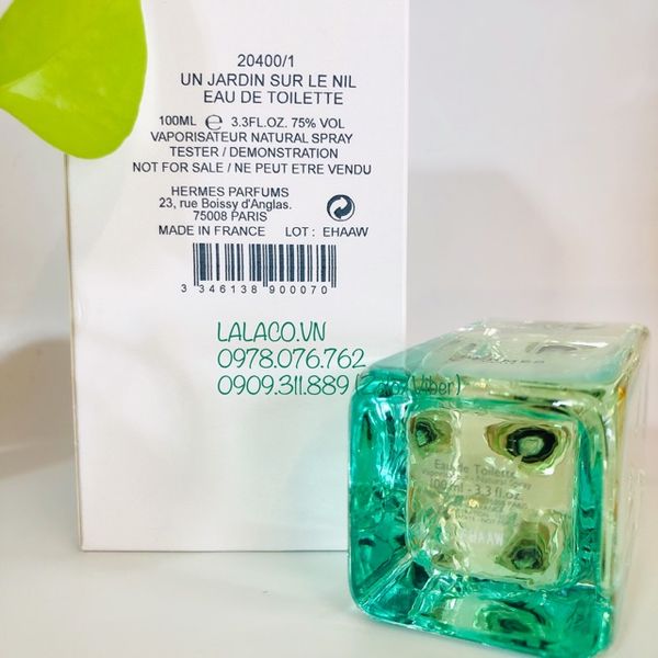 [ Tester ] Nước hoa Hermes Un Jardin Sur Le Nil Unisex EDT 100ml