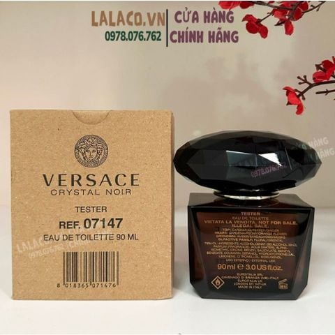 [Tester] Nước Hoa Nữ Versace Crystal Noir EDT 90ml;  Tinh tế, Nữ tính, Gợi cảm