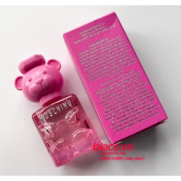 [Mini] Nước Hoa Nữ Moschino Toy 2 Bubble Gum - gấu hồng