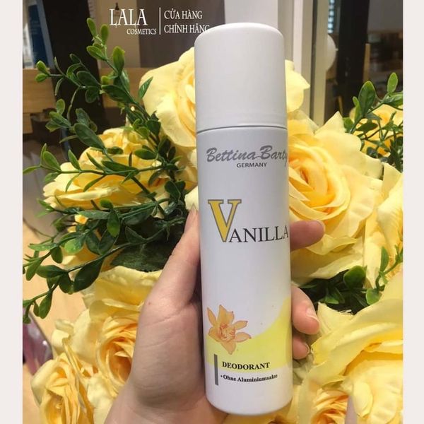 Xịt nước hoa toàn thân của Đức Bettina Barty Germany Vanilla