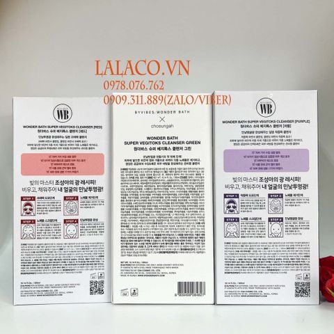 Sữa Rửa Mặt Byvibes Wonder Bath Super Vegitoks Cleanser 300ml chiết xuất rau củ