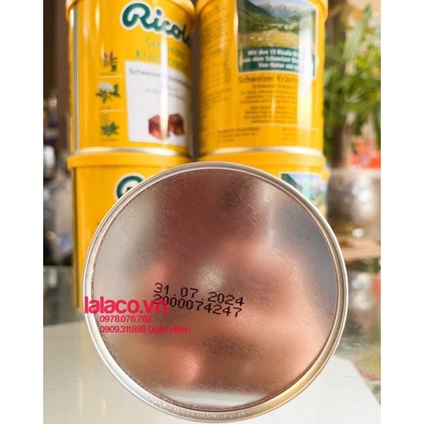 Kẹo Ngậm Thảo Dược Giảm Ho Khàn Giọng Ricola 250 g - Hàng Đức