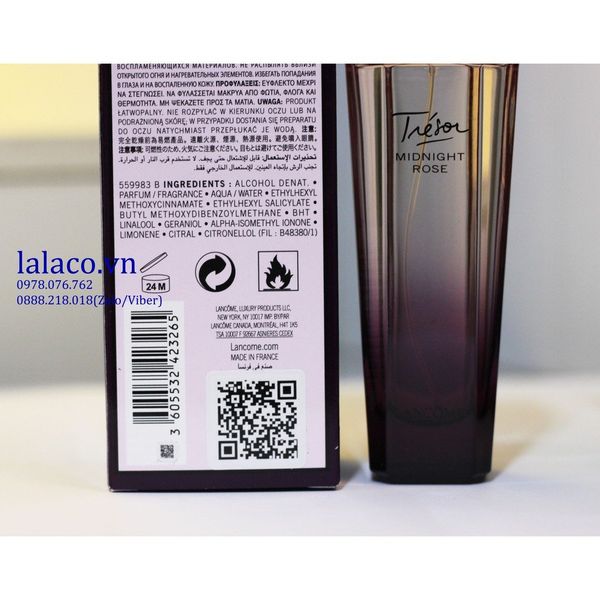 Nước hoa Nữ Lancome Tresor Midnight Rose