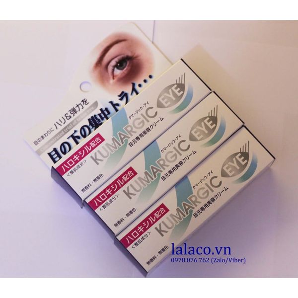 Kem thâm quầng mắt Kumargic Eye Cream Nhật Bản 20g