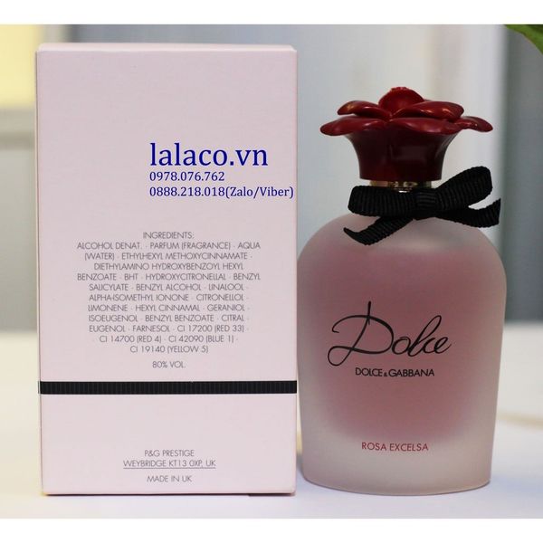 Nước hoa nữ Dolce & Gabbana Dolce Rosa Excelsa EDP 75ml