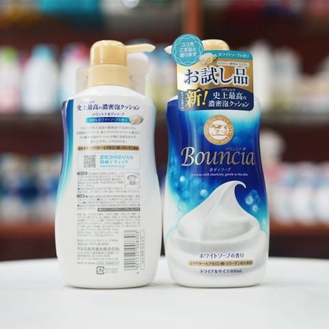 SỮA TẮM BOUNCIA CHIẾT XUẤT TỪ SỮA BÒ 500 ML - HÀNG NHẬT NỘI ĐỊA