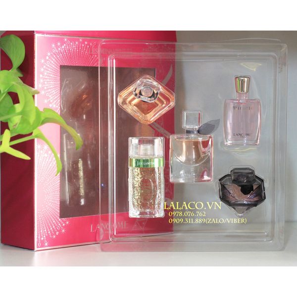 Bộ nước hoa mini LANCOME LES MINIATURES 5pc