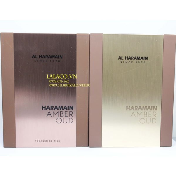 Nước Hoa Al Haramain Amber Oud Gold Edition & Tobacco Edition EDP 60ml