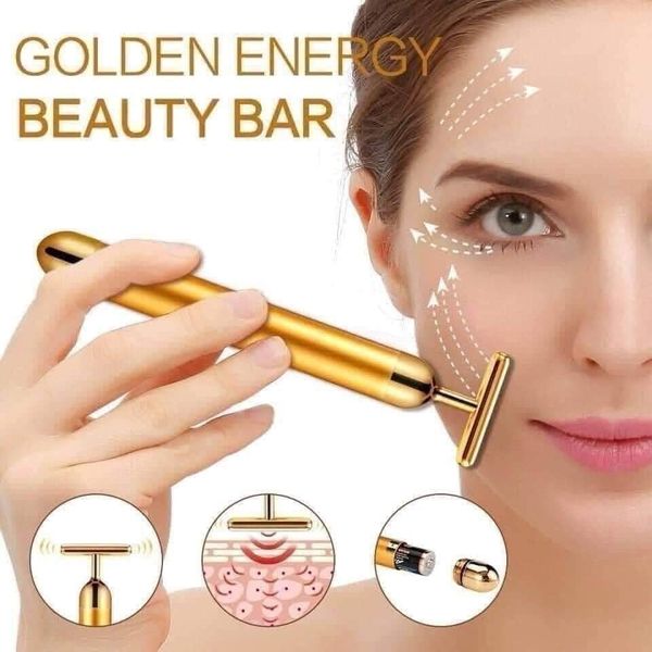 (Mẫu Mới) Serum vảy vàng 24K Pure Gold Ampoule Thera Lady 100ml + thanh lăn Beauty Bar 24K