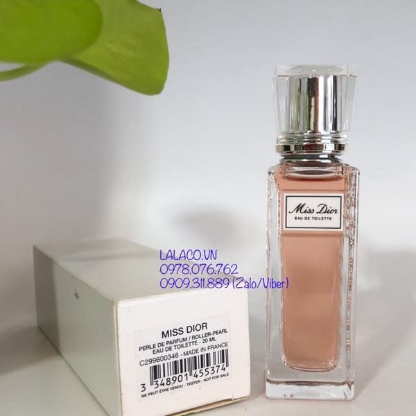 [Tester] Nước hoa dạng lăn Miss Dior EDT Roller-Pearl 20ml