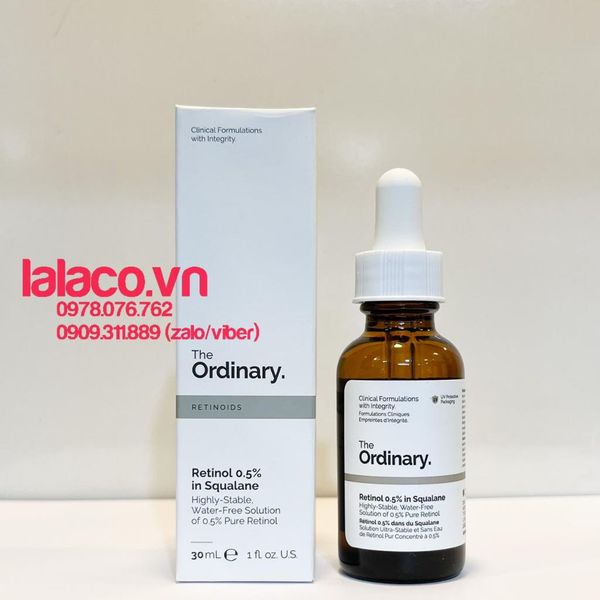 Tinh chất Retinol Squalane nồng độ 0.2% - 0.5% - 1% - The Ordinary