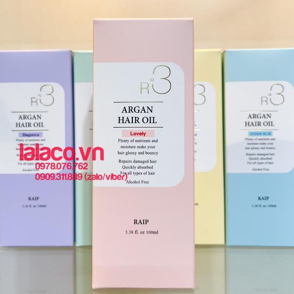 Tinh Dầu dưỡng tóc R3 Argan Hair Oil 100ml