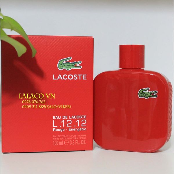 Nước hoa Nam Lacoste L.12.12 Rouge Red 100ml