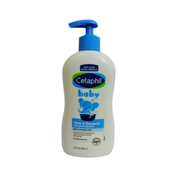 Sữa tắm gội 2 trong 1 cho bé Cetaphil 400ml, Sữa tắm gội  CETAPHIL BABY GENTLE WASH & SHAMPOO